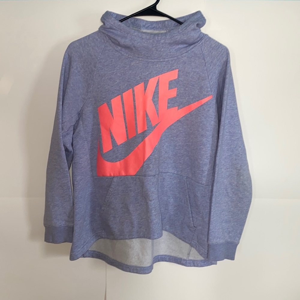 Nike hoodie size large lilac/pink